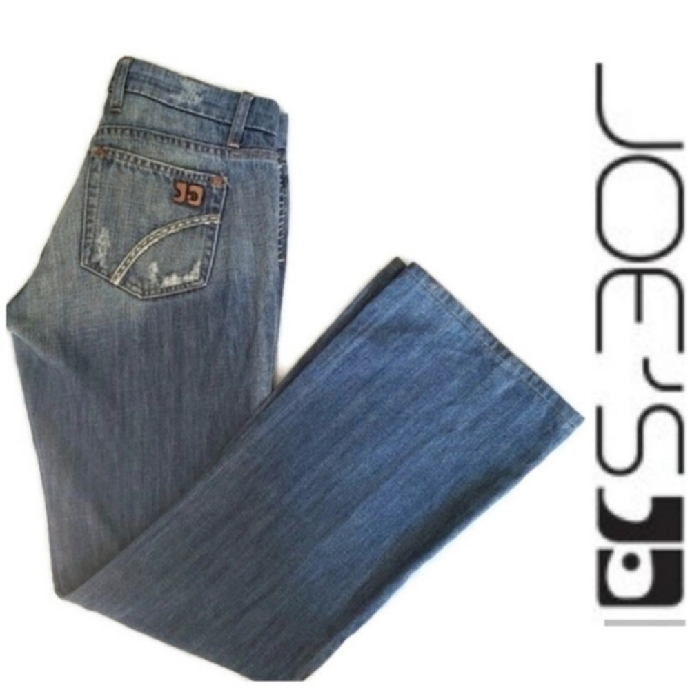 Joes Jeans womens size 30 Simne style midwash, slightly distressed jeans
